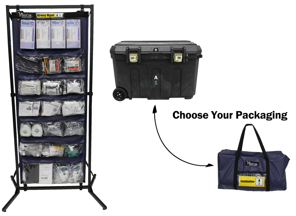 Upright Medical Organizer (MCUMO) Medical Roll Pack VeriCor Medical