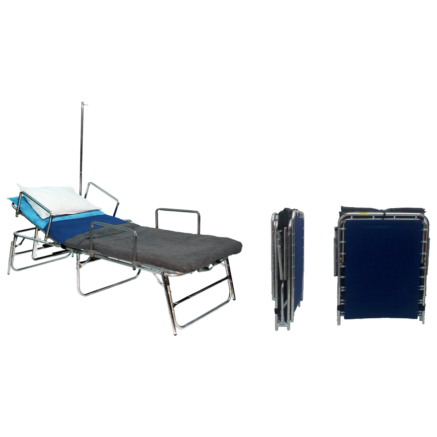 Medical Response Bed with IV Pole (RBMR400I) VeriCor Medical Systems