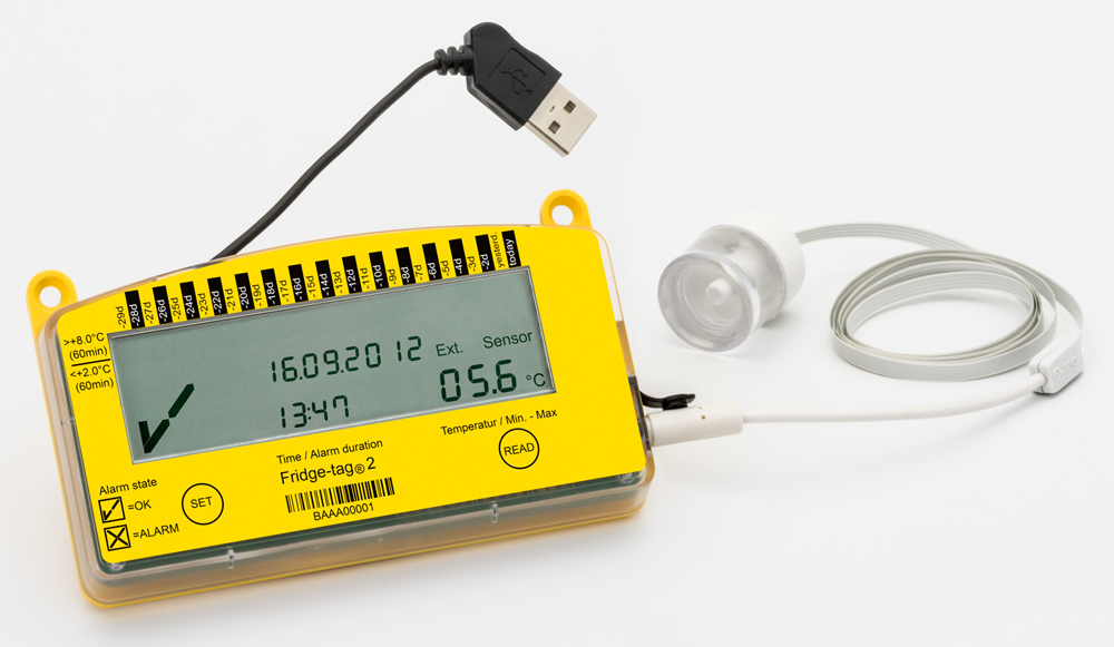 Fridgetag® 2 Temperature Monitoring & Data Logger Kit