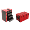 4-Drawer-Mobile-Medical-Case-(Red) -- MC-4D-RD