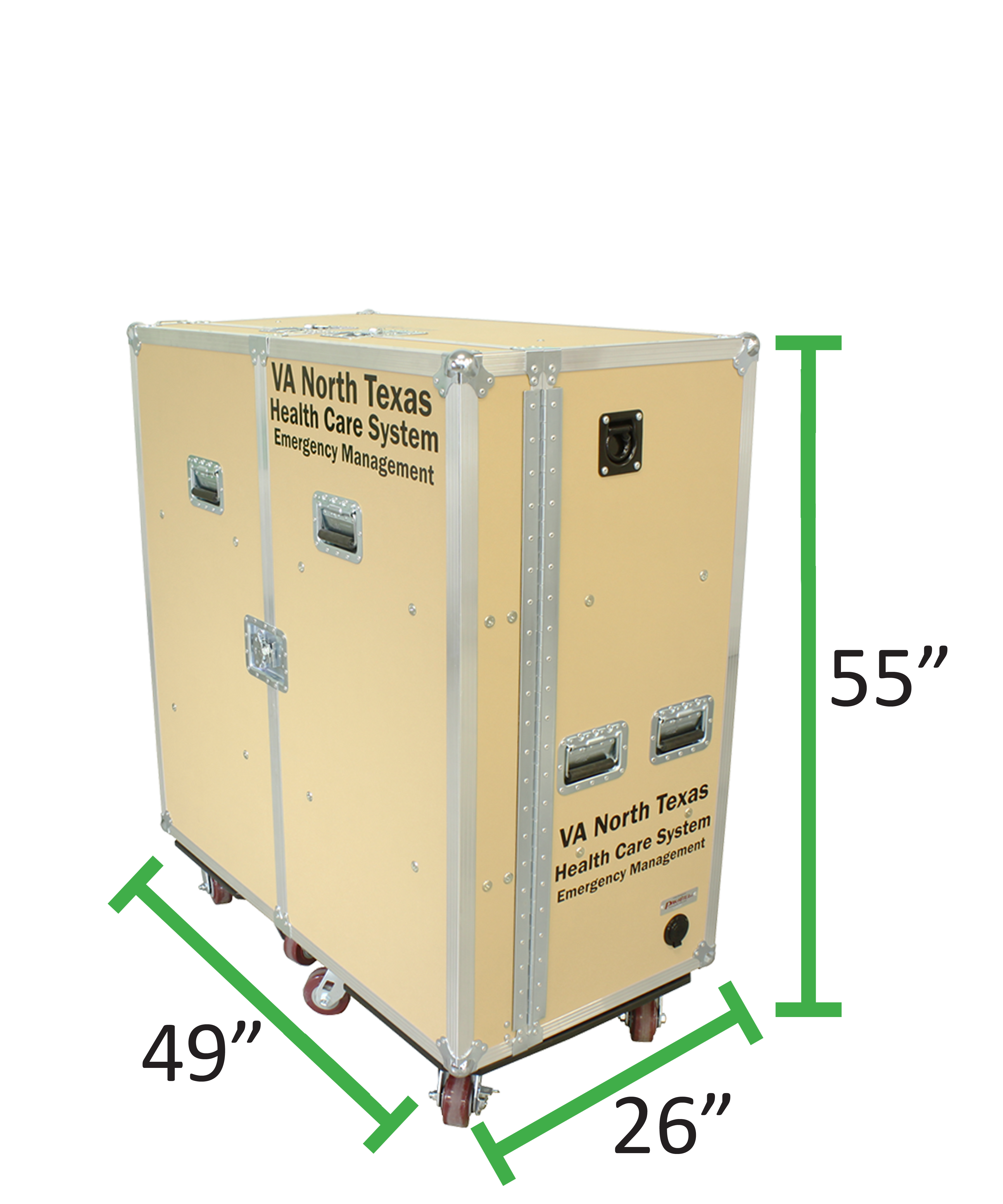 Mobile Charging Station Dimensions - MC-MCS