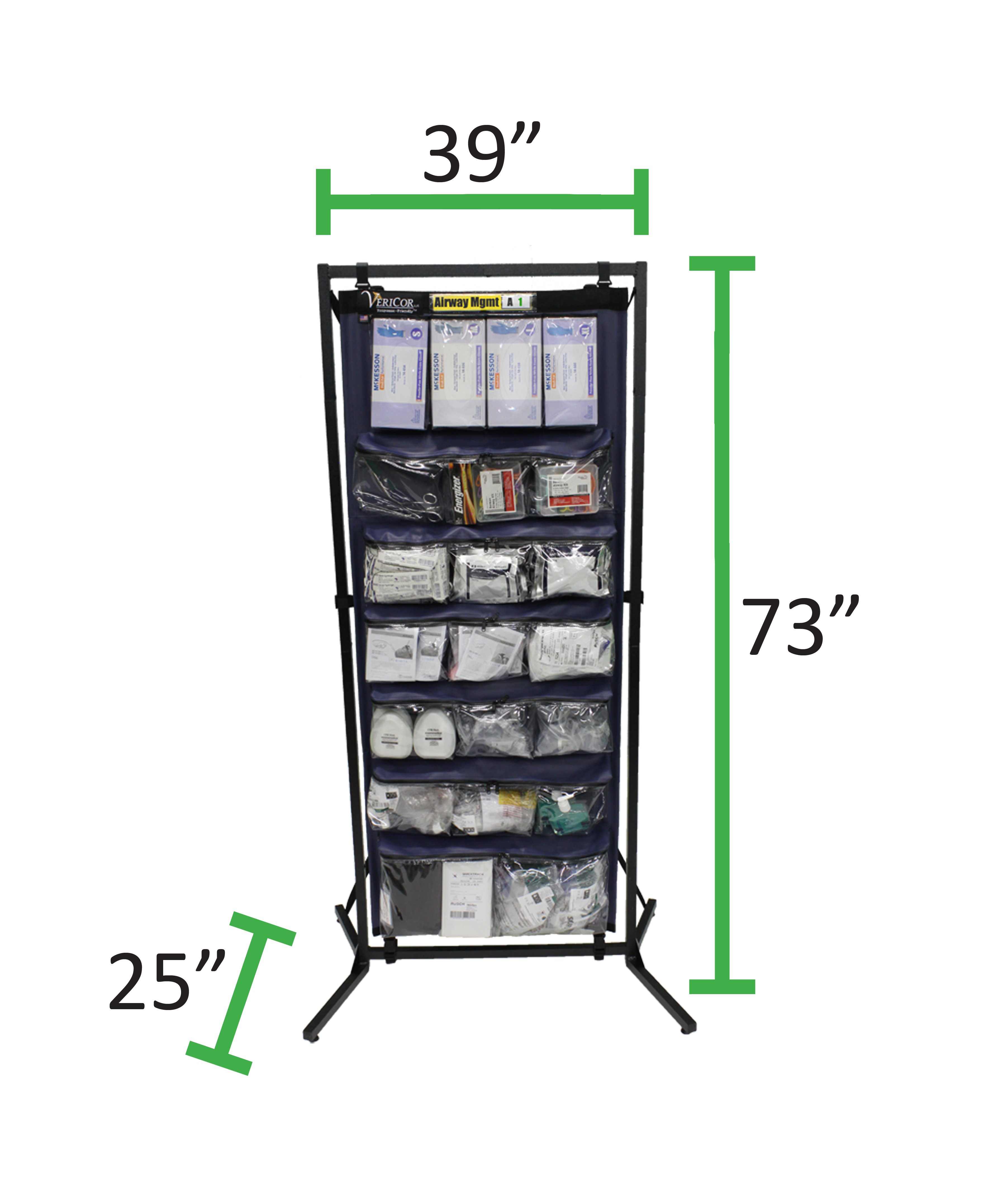 Airway Management MedKit Dimensions - MK-AM Dims