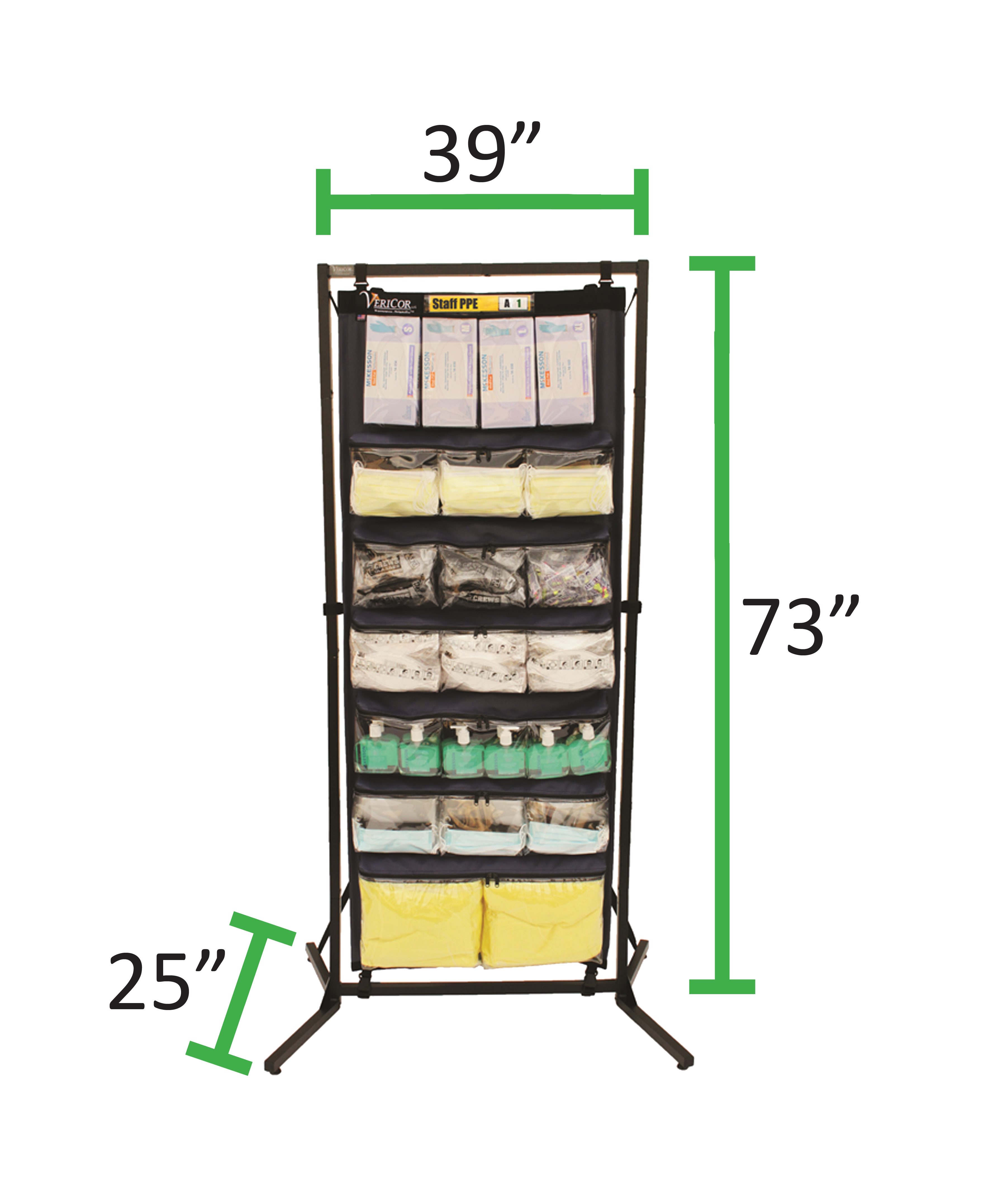 Staff PPE MedKit Dimensions - MK-SPPE