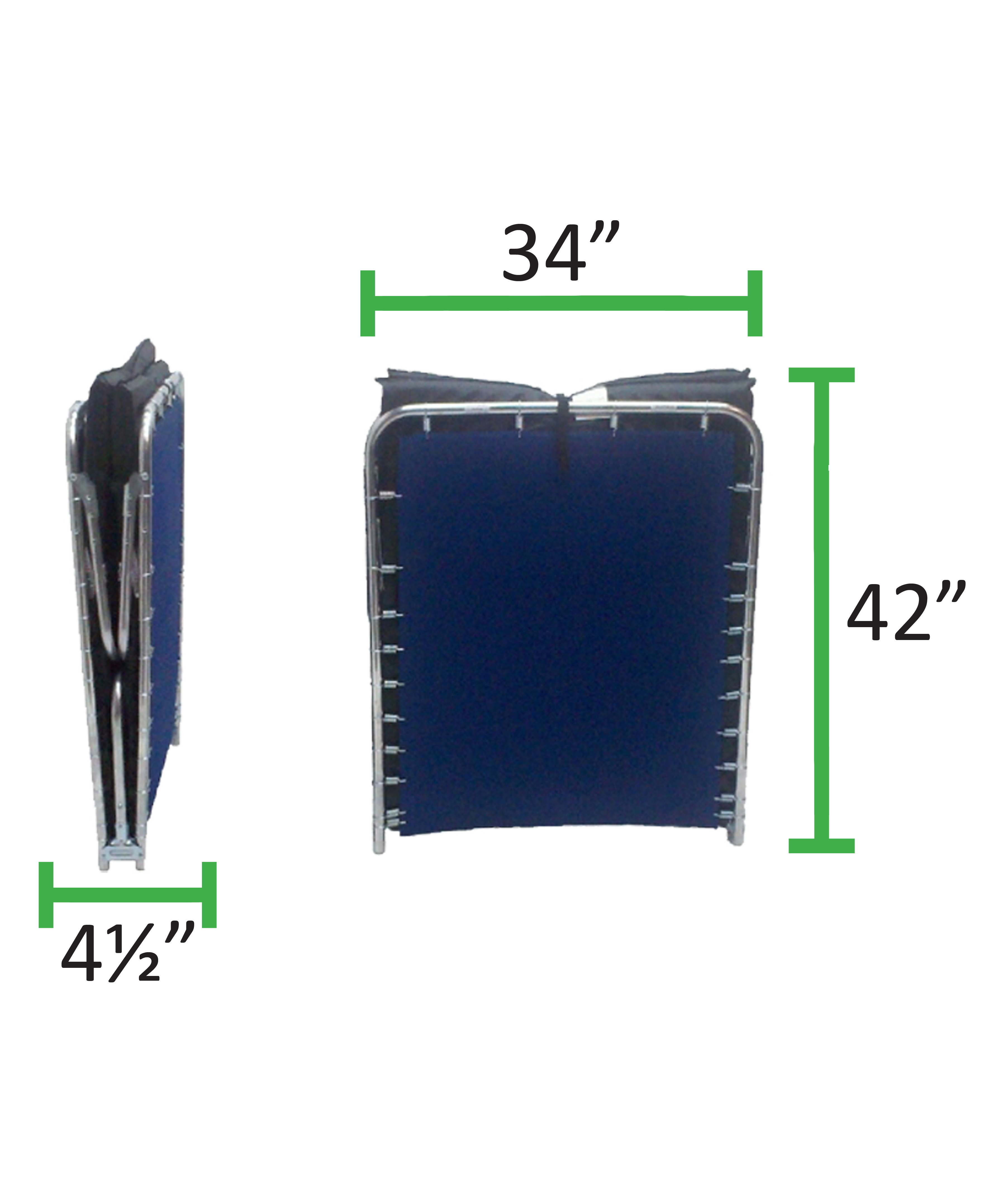 RB-GP400 folded dims