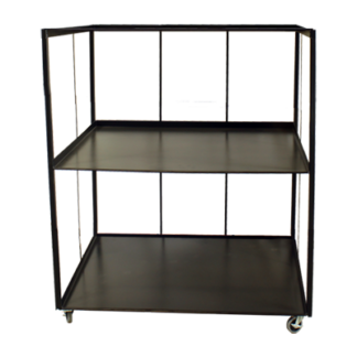 Rolling-Rack-for-12-Bariatric-Beds -- RR-12B