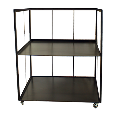 Rolling-Rack-for-12-Bariatric-Beds -- RR-12B