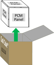 Step 1 Remove PCM from Cool Cube™