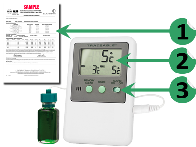 Control Company 4127 Traceable Refrigerator Freezer Thermometer for sale online 