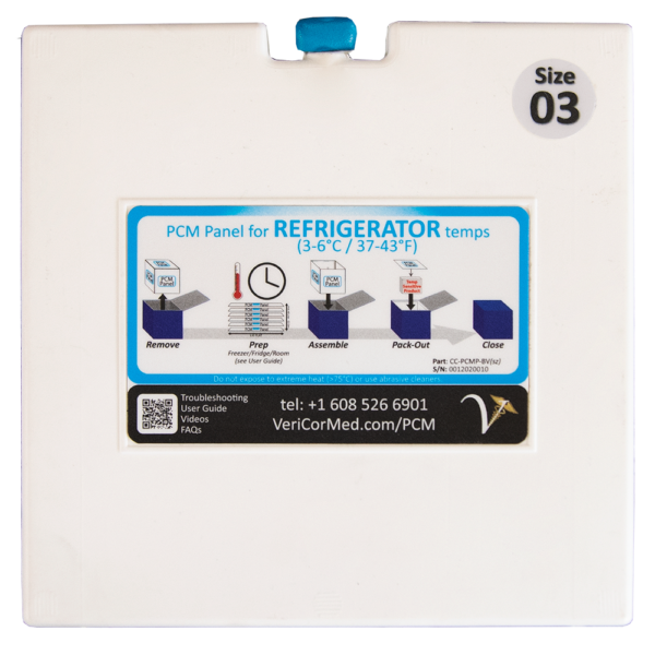 Refrigerator Temps PCM Panel for Cool Cube 03