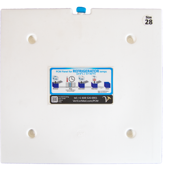 Refrigerator Temps PCM Panel for Cool Cube 28