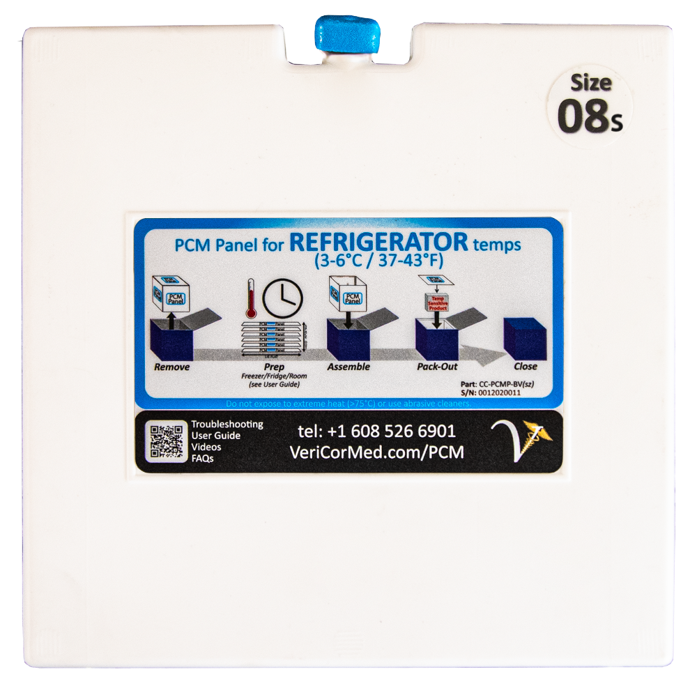 Refrigerator Temps Small PCM Panel for Cool Cube 08