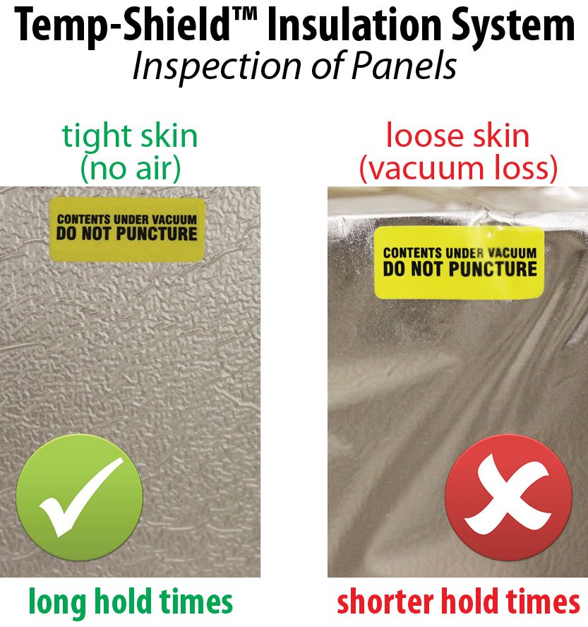 Is vacuum insulation effective at high temperatures?