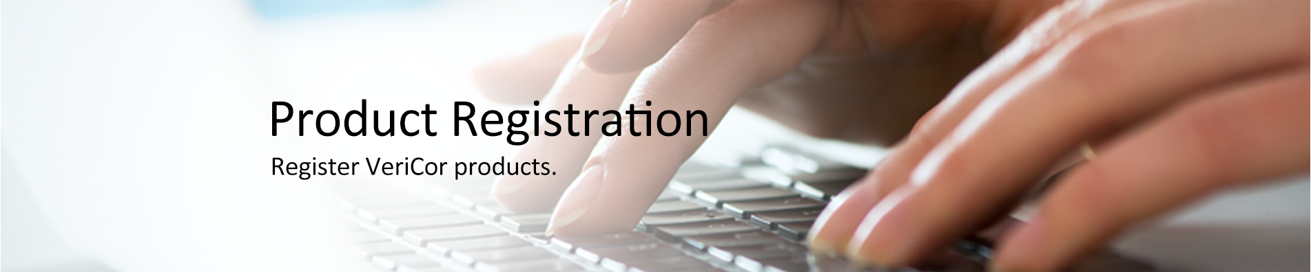 Product Registration header