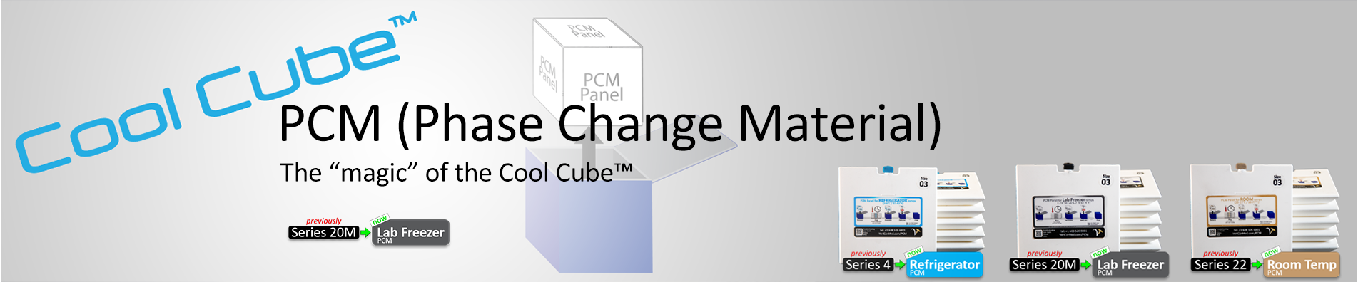 PCM - Phase Change Material Header