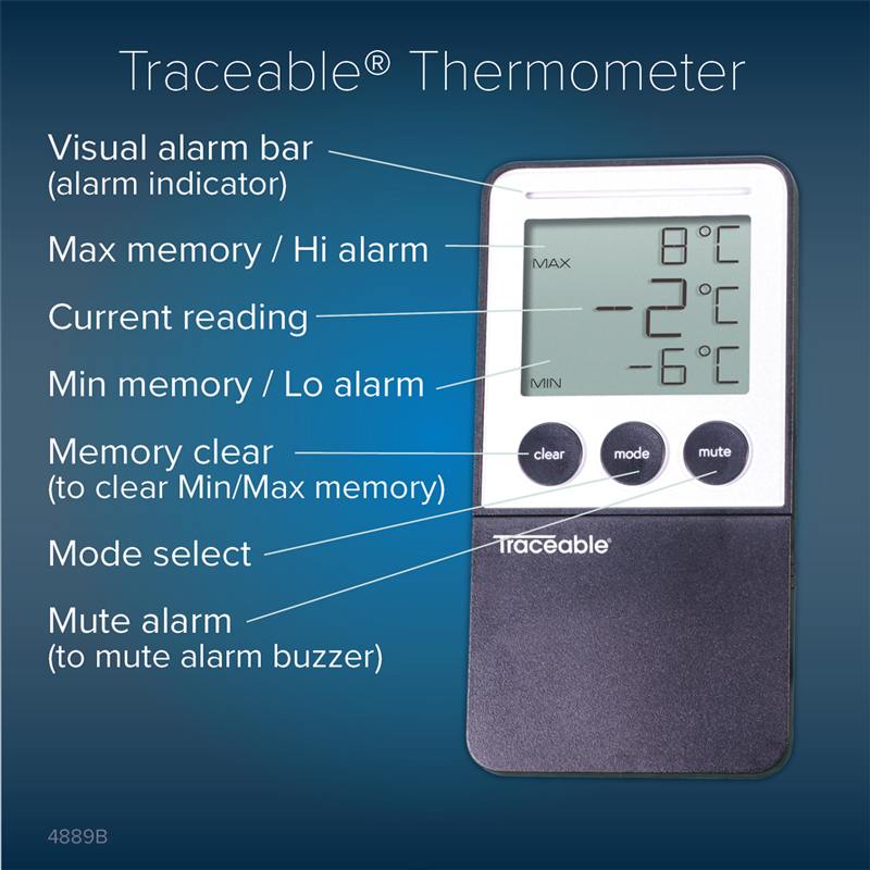Traceable® Fridge/Freezer Temperature Monitoring Kit